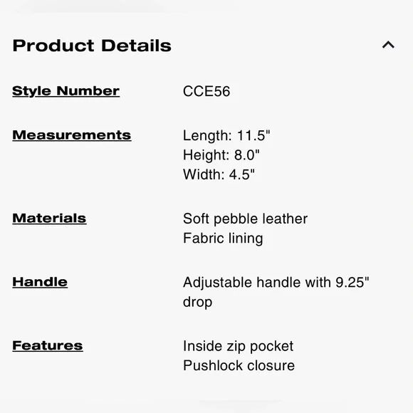 Coach Etta Flap Bag Black/Gunmetal CCE56 - Picture 6 of 6